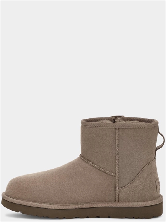 UGG Classic Mini Bailey Zip Støvler, Smoke Plum